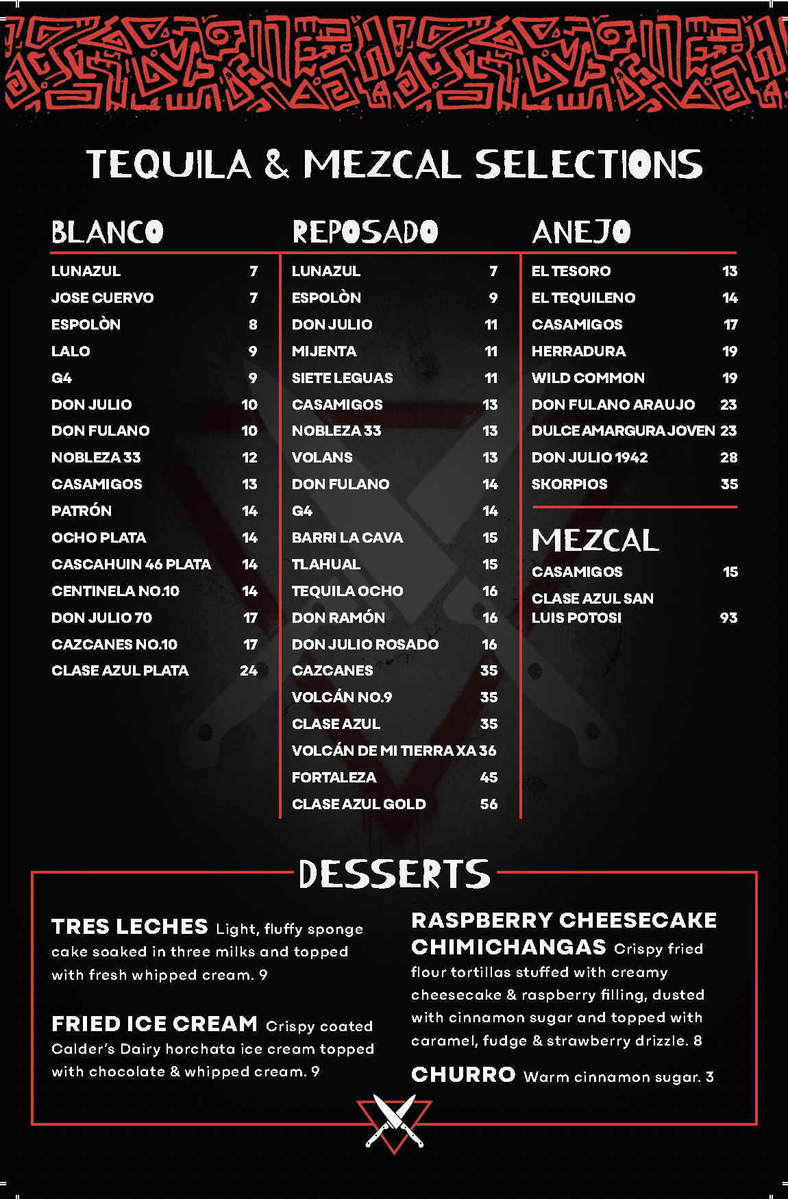 Monroe Menu Monroe Menu - Atwater Street Tacos